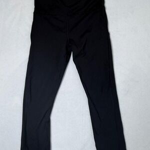 Athleta Ultimate Stash Pocket Capri Leggings Black High Rise Size Small